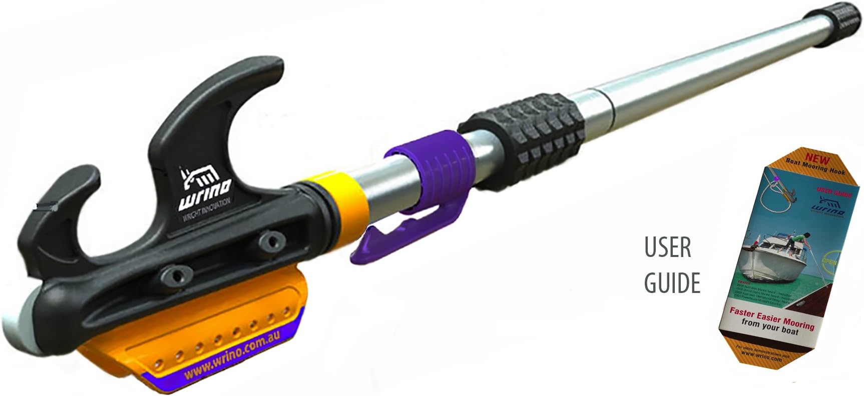 Boat Hook Onboard Docking & Mooring System:: for Quick and Easy Docking Safely from Your Boat :: NMMA Innovation Award Winner.