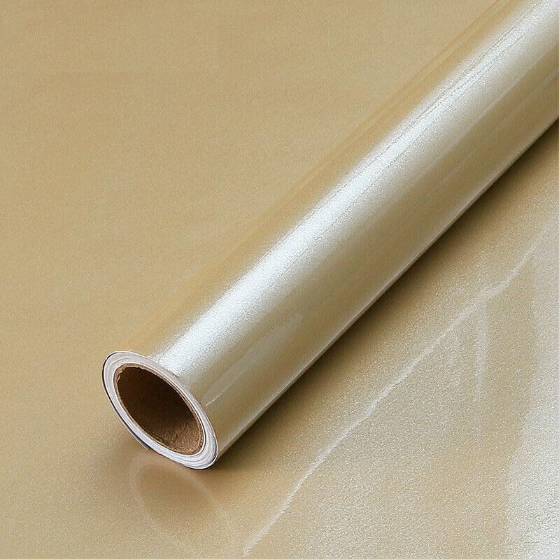 Image of HOME13 Self Adhesive Wallpaper Gold Glitter Removable and Decorative PVC Wallpaper for Kitchen Countertop Cabinets Table 2 Ft x 20 Ft with 2pcs