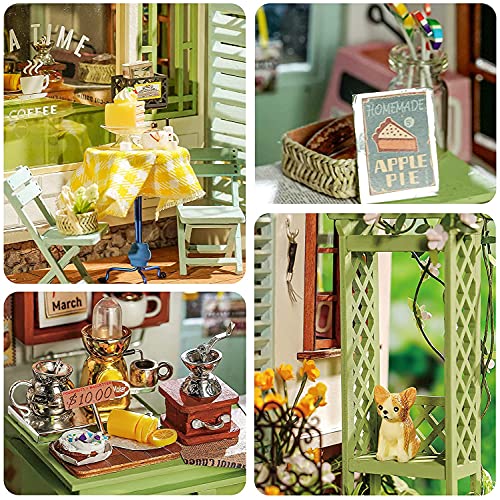 Rolife DIY Miniatur Haus Puppenhaus Kit HolzHaus Modell für Mädchen und Jungen Kinder 14+ Jahre Alt, Flowery Sweets… – Bild 5