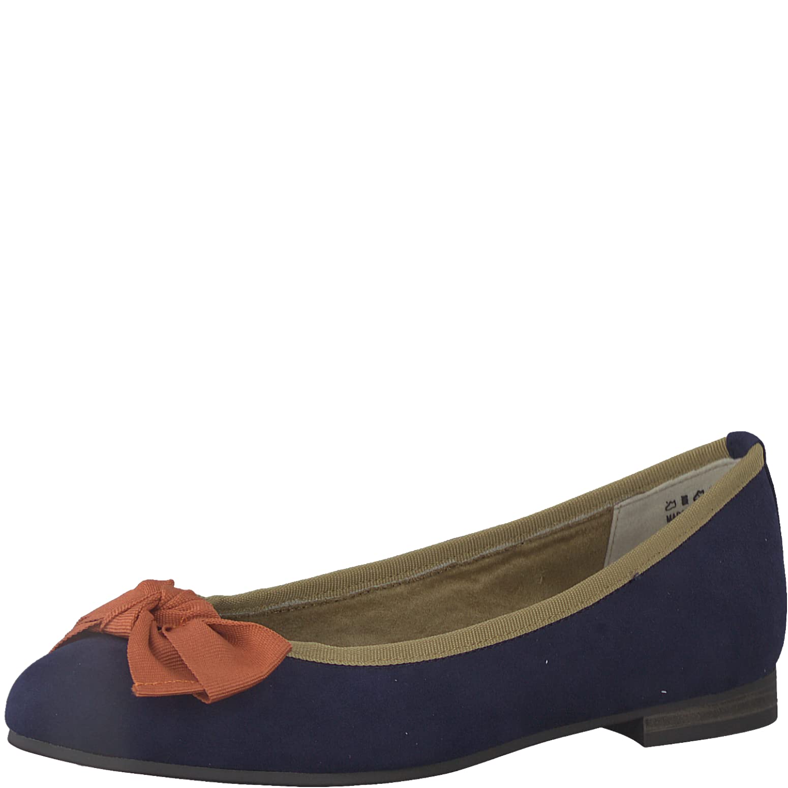 Marco TozziWomen's Block Heel, Soft Feel Me Footbed, Ideal for Business and Leisure 2-2-22195-20 Ballet Flat