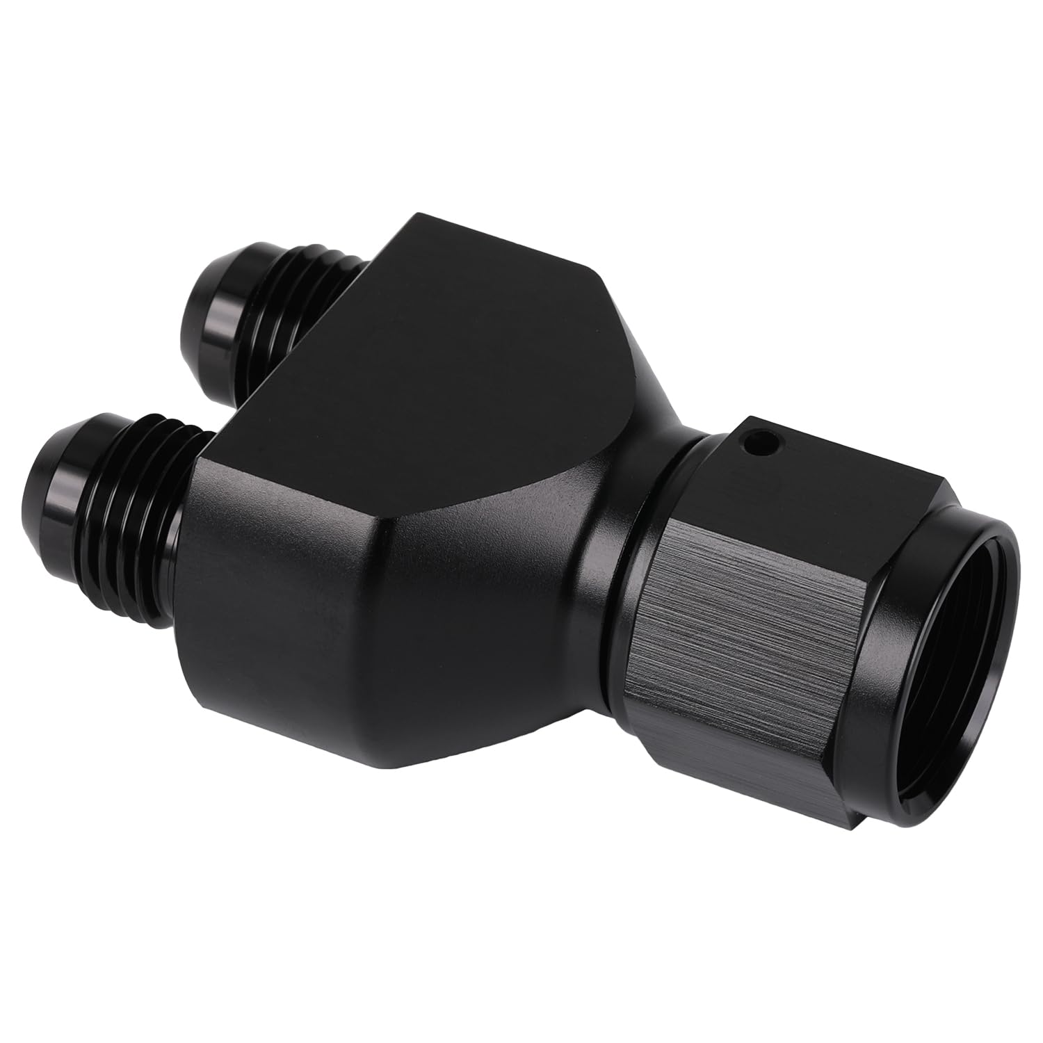 Podavelle Aluminum Y Block Fuel Fitting – Female To Dual 8AN Male Splitter Adapter For Fuel, Oil, Coolant & Air - View #13