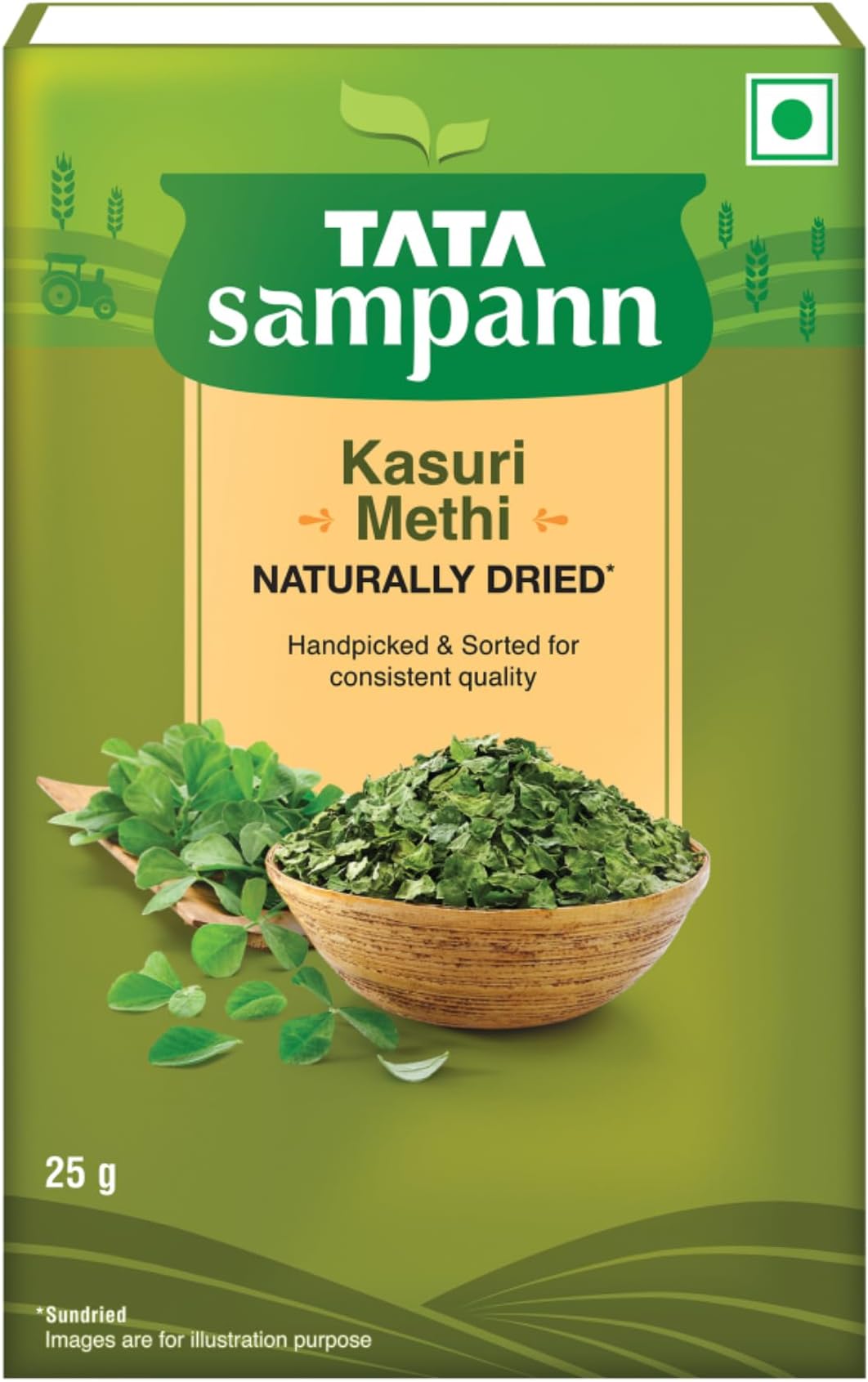 Kasuri Methi, 25 g, Naturally Sun Dried, Handpicked & Sorted, Rich Aroma & Authentic Flavour