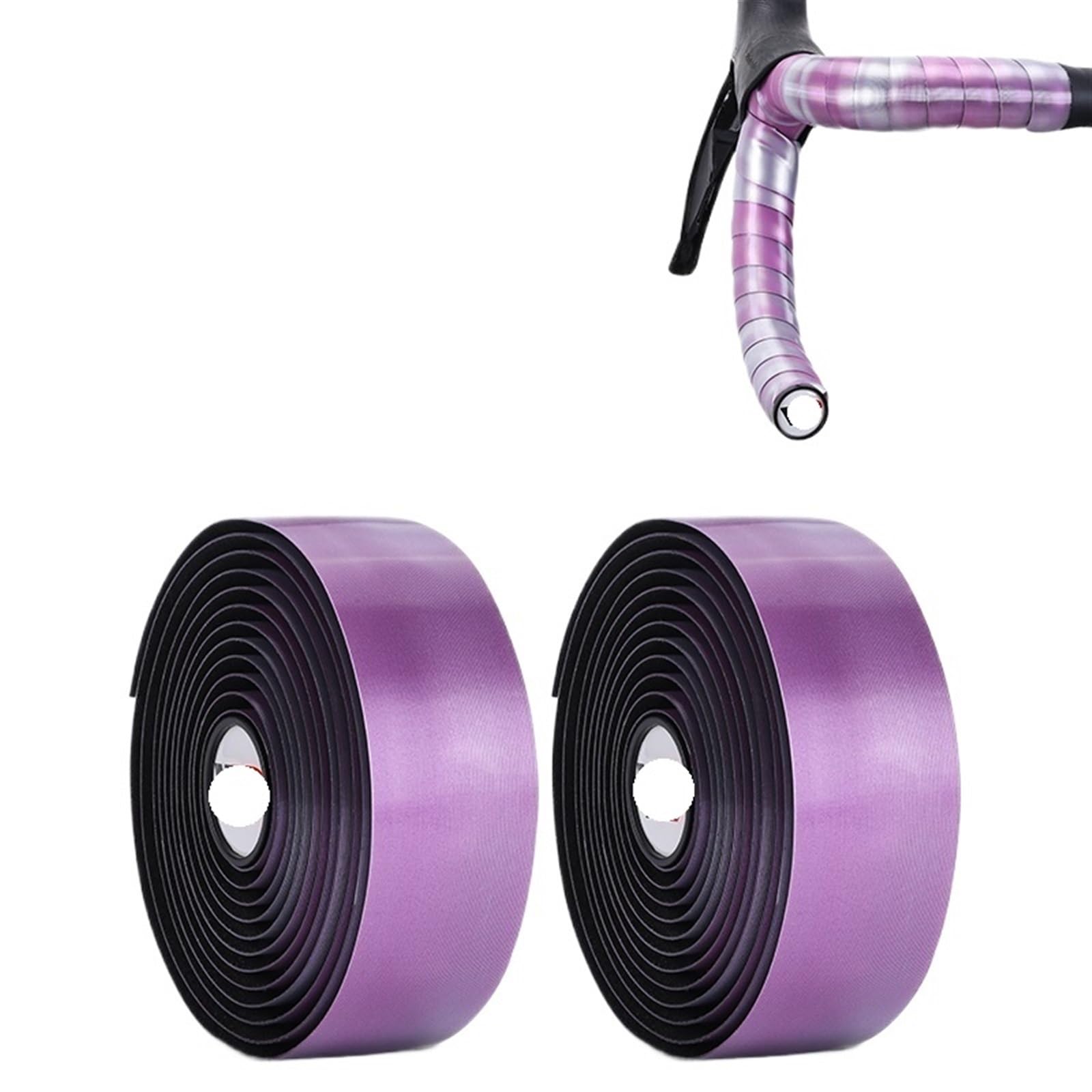 Nastro Manubrio Nastro Manubrio da Ciclismo 2150 mm, in Eva, Antiscivolo, for Bici Strada, con Texture Spazzolata, Leggero, Accessori for Corsa