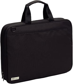 Lihit lab. Briefcase Wide Open, Black/B4