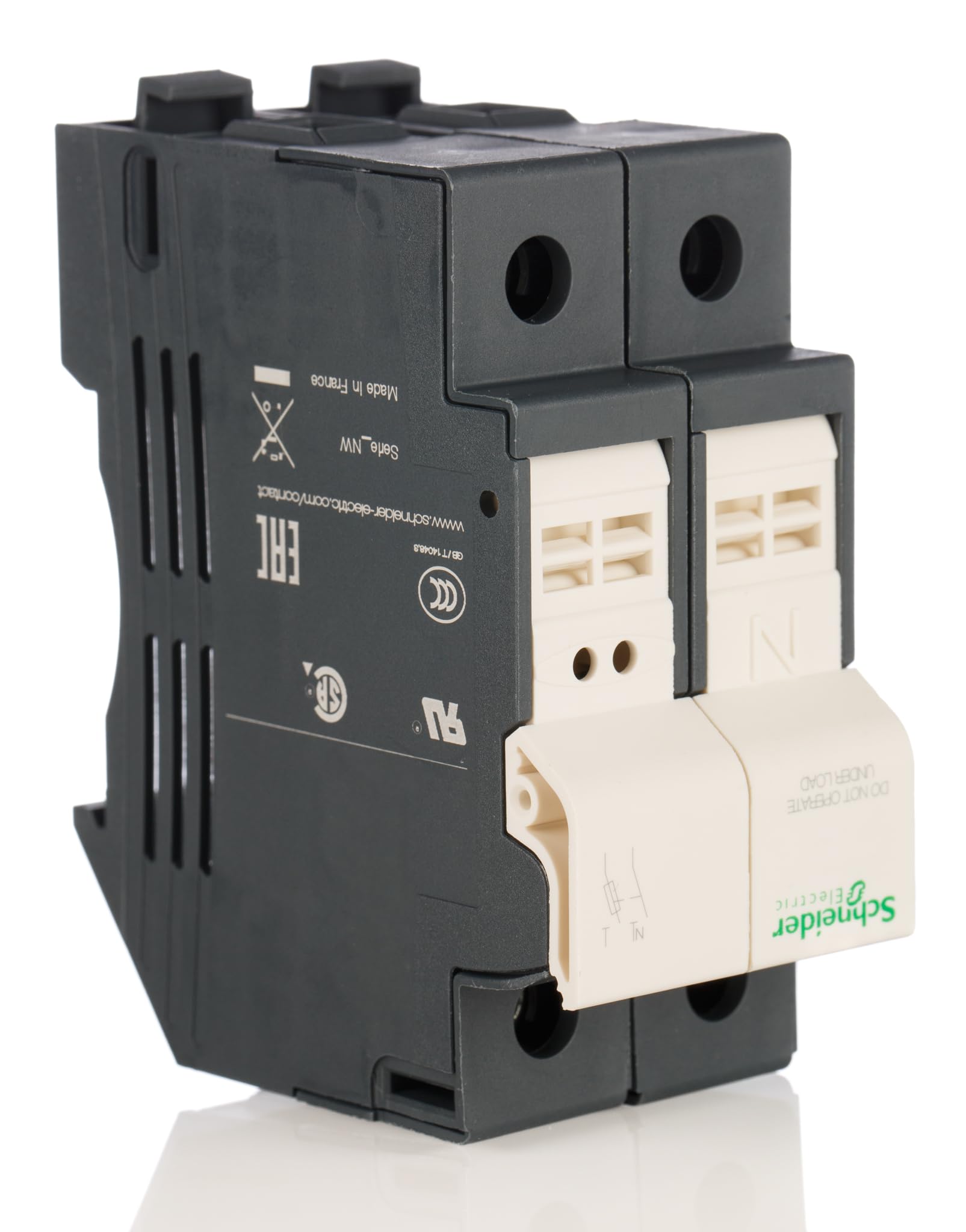 PORTAFUSI 1P/N 32A 10 X 38