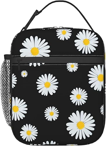 Miniatura 2 de Daisy - Bolsa de almuerzo con diseño floral vintage para hombres y mujeres, reutilizable, aislada, bolsa de almuerzo portátil