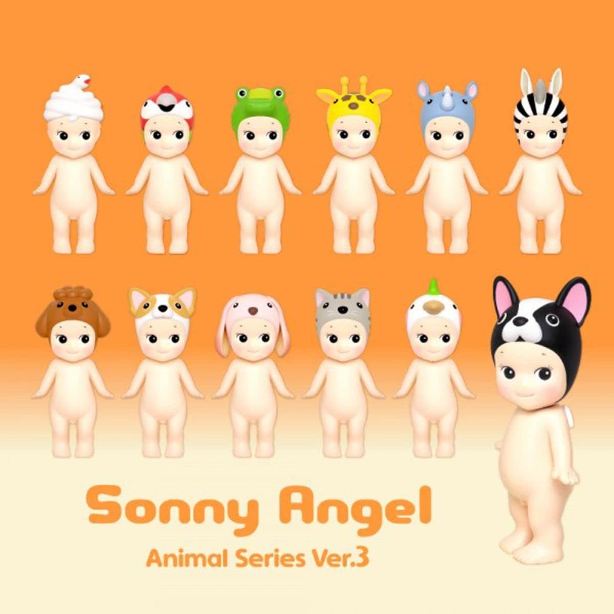 Sonny Angel Animal Series 3 Figurka niemowlę, wielokolorowa