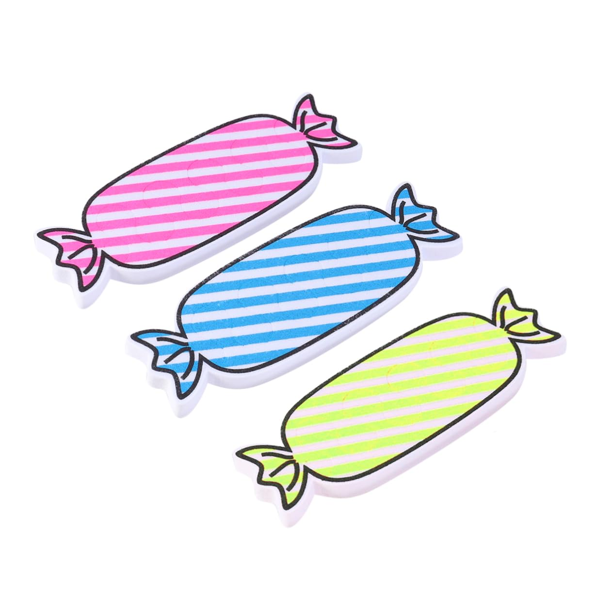 Didiseaon Set of 24 Toe Separators Candy Shape Nail Art Manicure Toe Spacers Finger Toe Dividers Easy Application Random