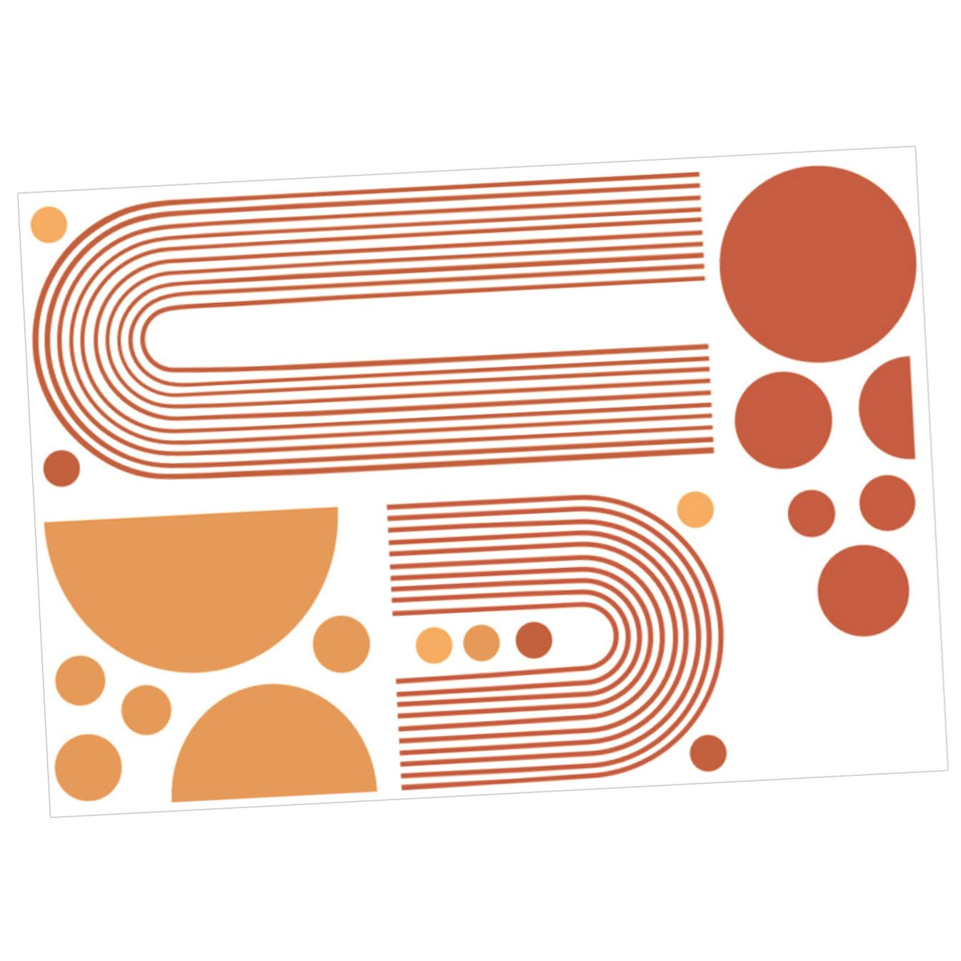 Sticker mural géométrique pour sublimer vos fêtes d'anniversaire et votre séjour