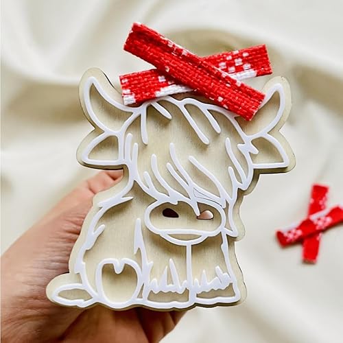 Miniatura 9 de Highland - Clip de ventilación de vaca, 2 piezas de lindos ambientadores de aire para automóvil, divertidos clips de ventilación para decoración del