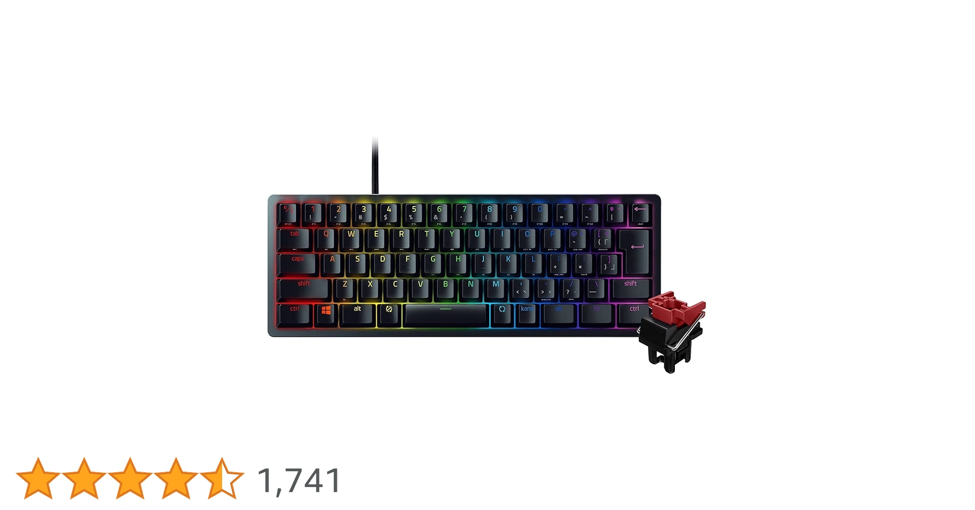 Razer Huntsman Mini Analog キーボード 本体 Amazon | Razer Huntsman Mini (Red Switch) - Compact Gaming