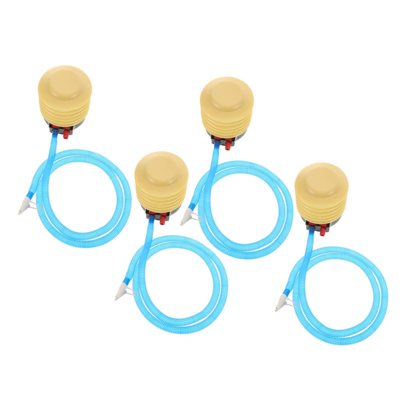 SUPVOX Flatable Pool Air Mattress Bed Pump for Inflatables 4 Pieces Hand Easy to Use