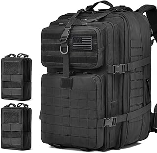 64L Large Tactical Backpack, Military Backpack, Tactical Bag, Hiking Daypacks
