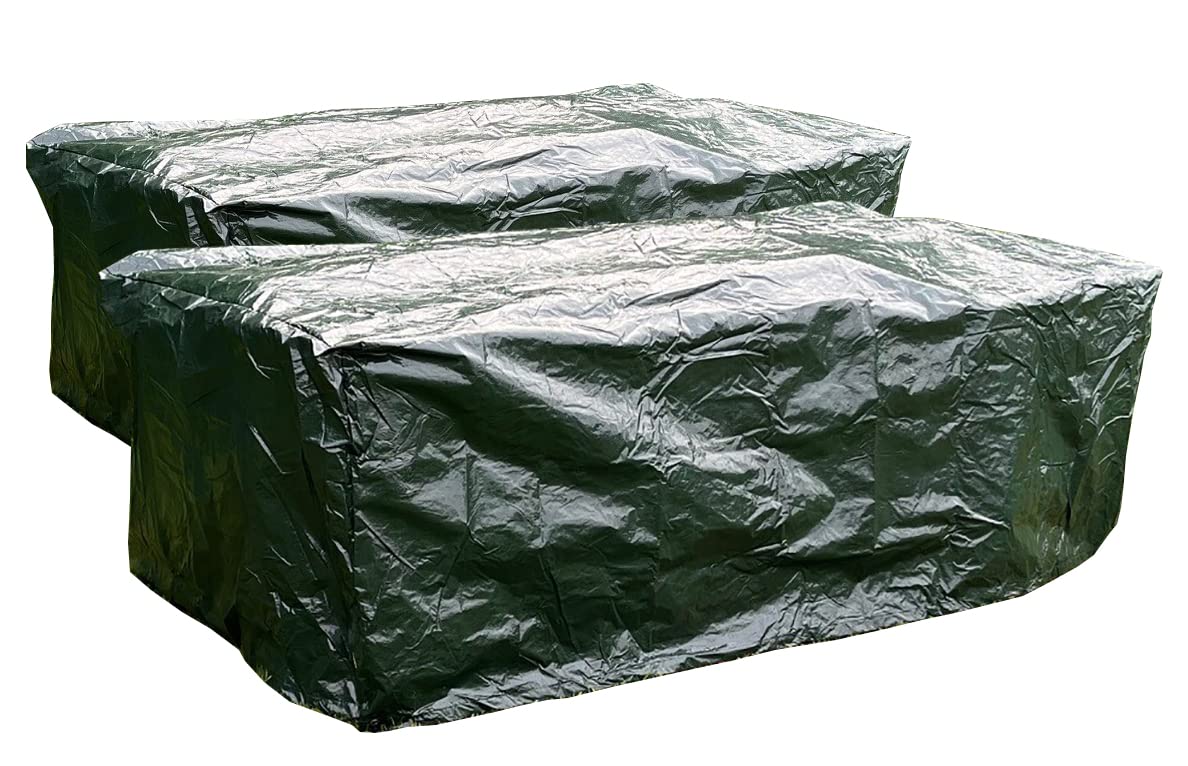 Selections Green Waterproof Table Garden Furniture Cover (2.03M) Pack Of 2