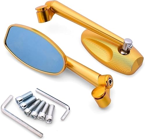 Miniatura 6 de Espejo retrovisor de la motocicleta CNC Moto Espejos laterales Billet aluminio para Yamaha Mt07 Mt09 Fz07 Fz09 Mtfz 07 09 Mt10 Xsr 700