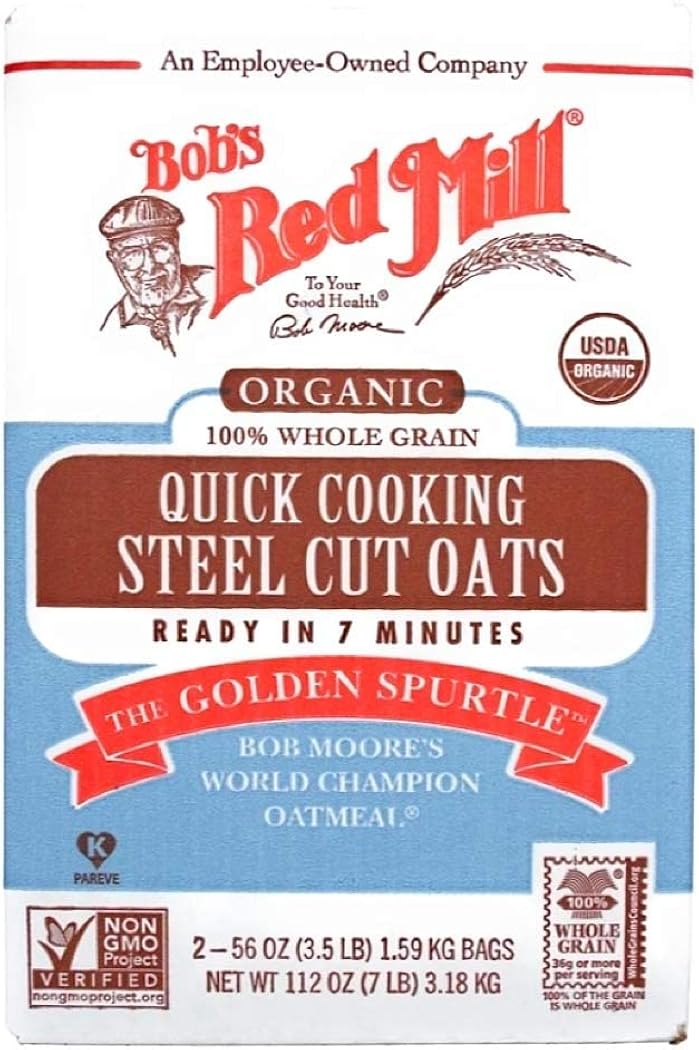 Bob's Red Mill Quick Cooking 100% Whole Grain Oats, 112 Ounce