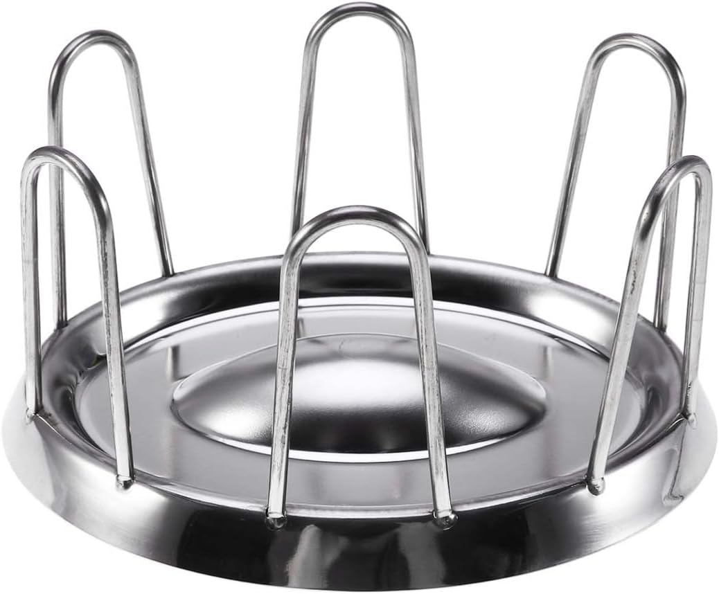 Stainless Steel Reptile Food Bowl Tortoise Feeding Tray Railing Shape Pet Supplies Turtle Bowl