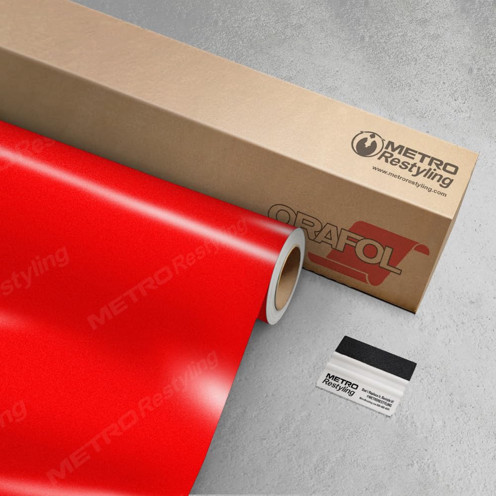 Orafol Gloss Luscious Lips Vinyl Wrap 5ft x 1ft w/Metro Restyling Squeegee | 970RA-961