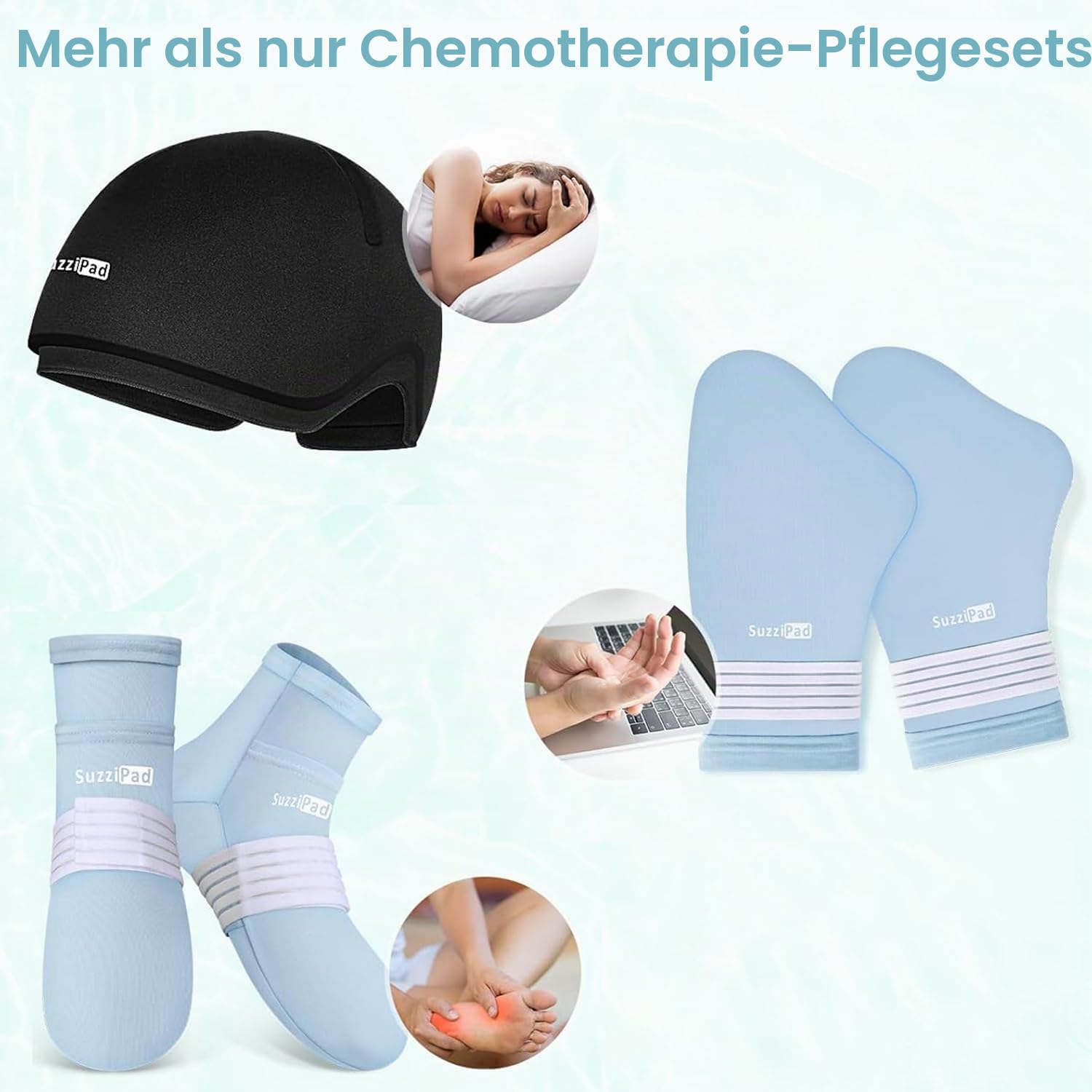 SuzziPad Chemotherapie Must Haves für Frauen und Männer