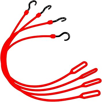  The Perfect Bungee Easy Stretch Cord Collection 30 Loop End Cinch Cord Bungee Red 4 Pack Pc30ler4pk Tools Home Improvement