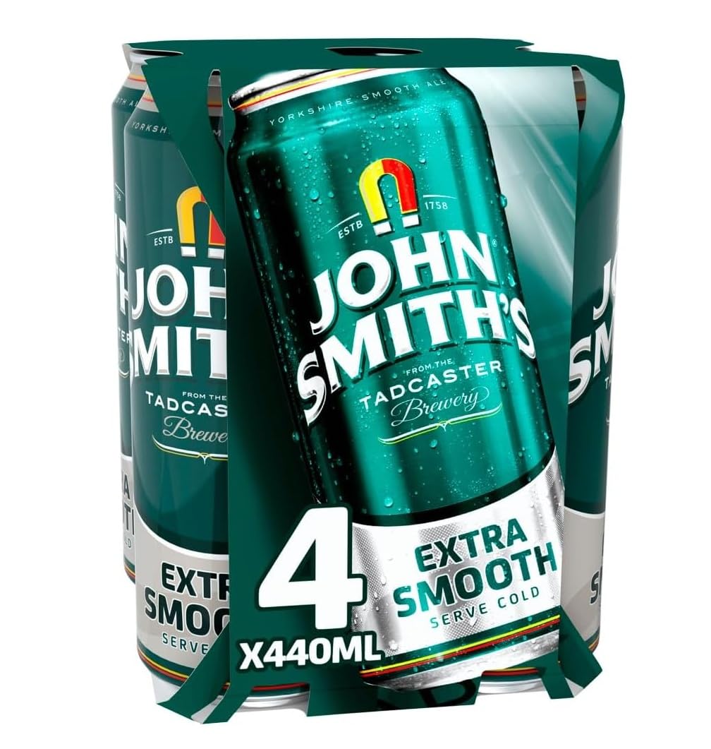 John Smiths Extra Smooth Ale Cans 4x440ml