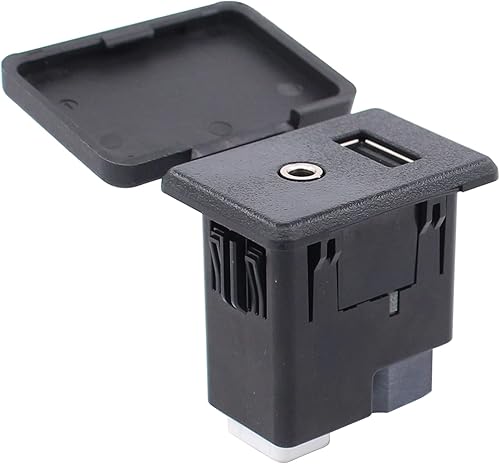 Miniatura 3 de ApplianPar Puerto auxiliar auxiliar USB USB para Nissan Altima 2014-2016 Sentra 2014-2018 Versa 2014-2019 Versa Note 2014-2017