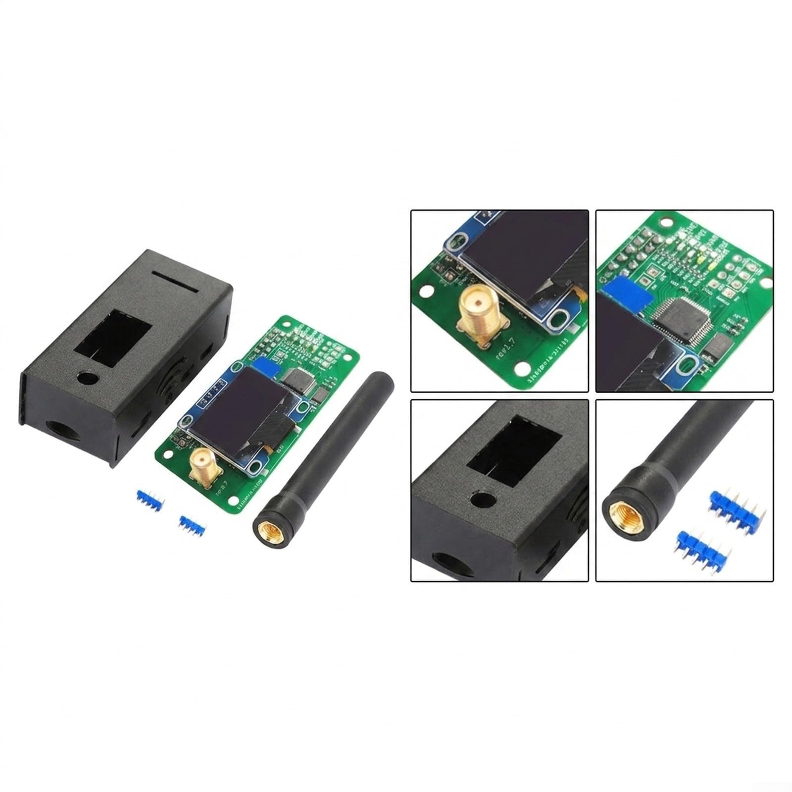 Aluminium pour mmdvm Hotspot Boîtier avec pour écran OLED Aluminium