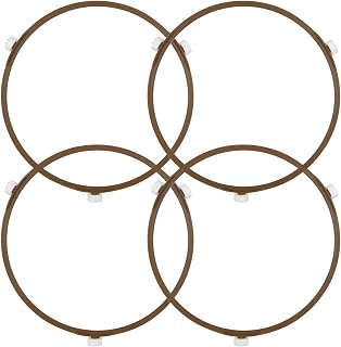 MIVIDE 4PCS Microwave Ring, Microwave Turntable Ring, Microwave Roller Ring, Microwave Support Ring 17.5cm