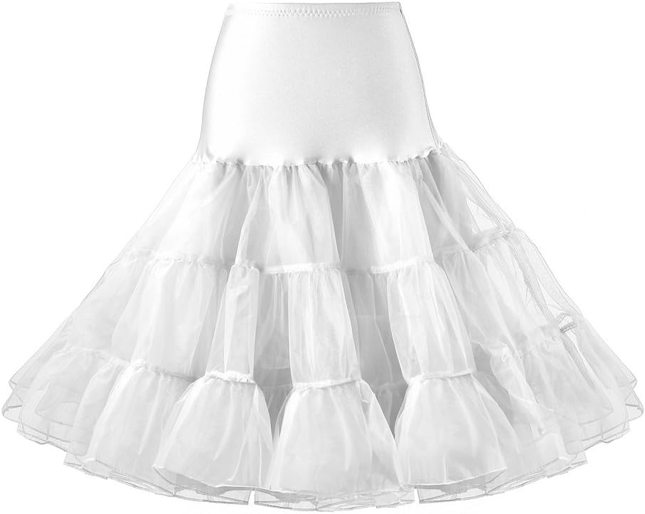 Ridory Womens Petticoat 1950s Vintage Skirts Crinoline Underskirt Slip Tutu