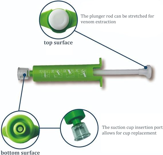 Mosquito Bite Suction Tool, Bug Bite Suction Tool with Cup Poison Remover Extractor with Storage Box for Hiking Camping, Thing