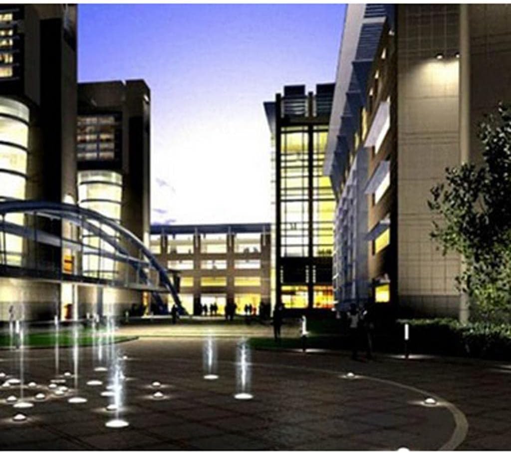 7 W Floor Buried Lawn Lamp Dual Use Floor Lamp Garden Decorative Light White 150 x 95 x 140 mm