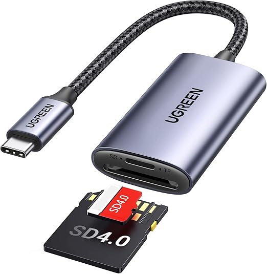 UGREEN UHSII SD Card Reader, USB C SD 4.0 Memory Card