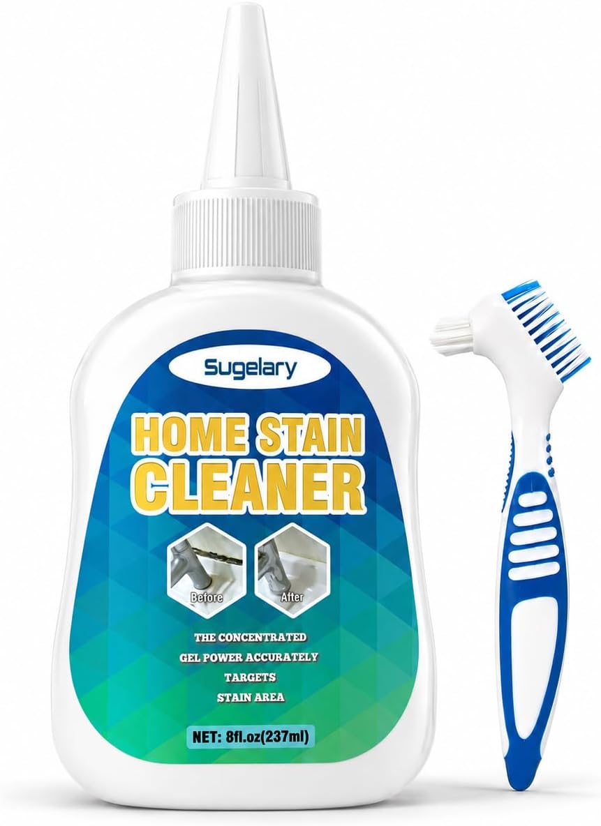 Household Washing Machine Cleaner for Washing Machine, Refrigerator Strips, Cleaner Gel for Home Sink Shower with Brush(8 fl.oz)