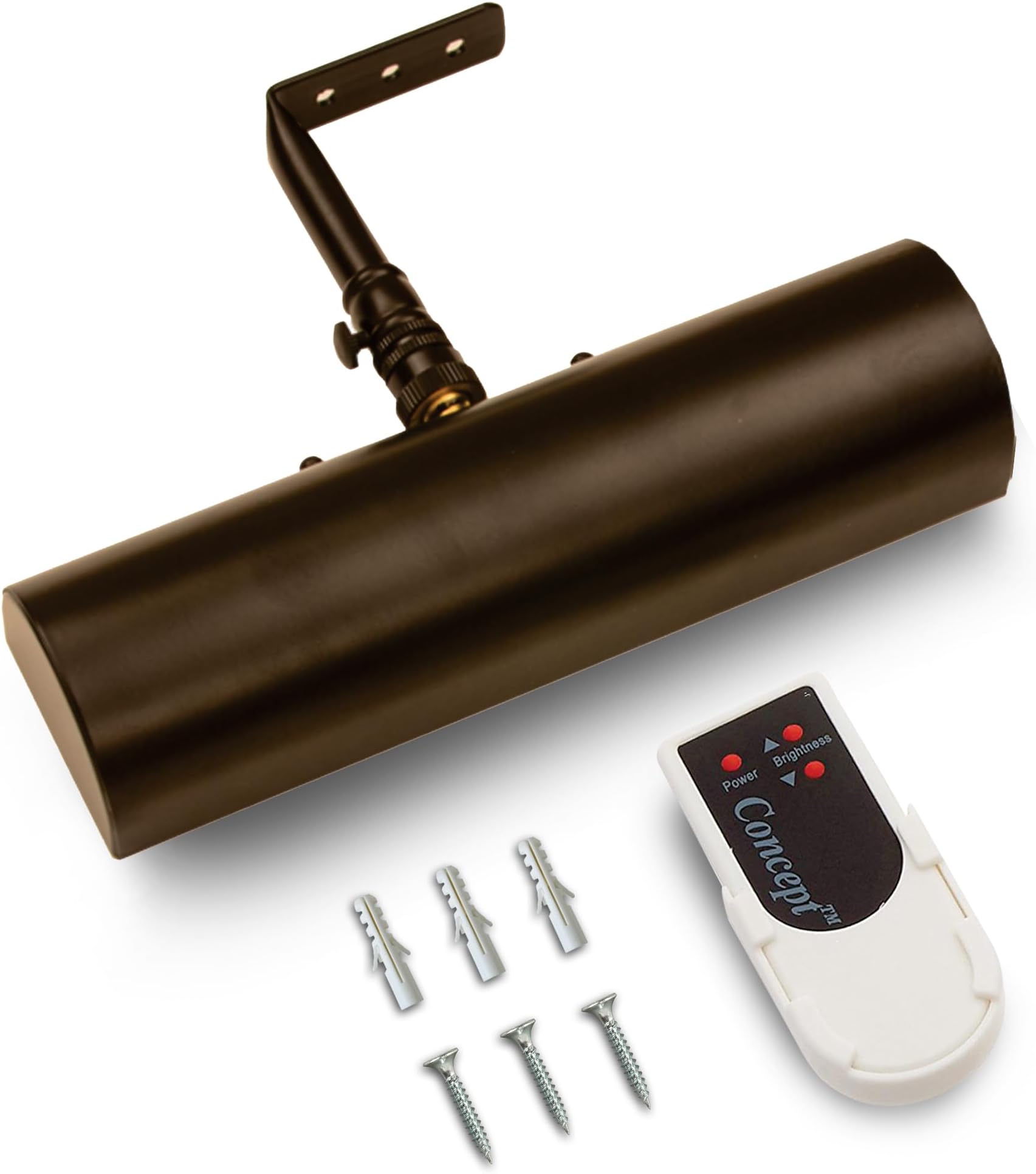 Slimline Black 8" W Cordless LED Picture Light