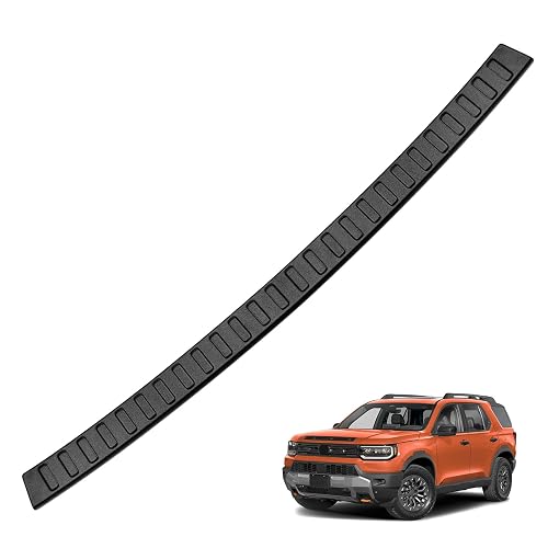 Rear Bumper Protector Compatible with Honda 2026 Passport Accessories Matte Black ABS Material Trunk Door Entry Bumper Guards — Amazon listing product image