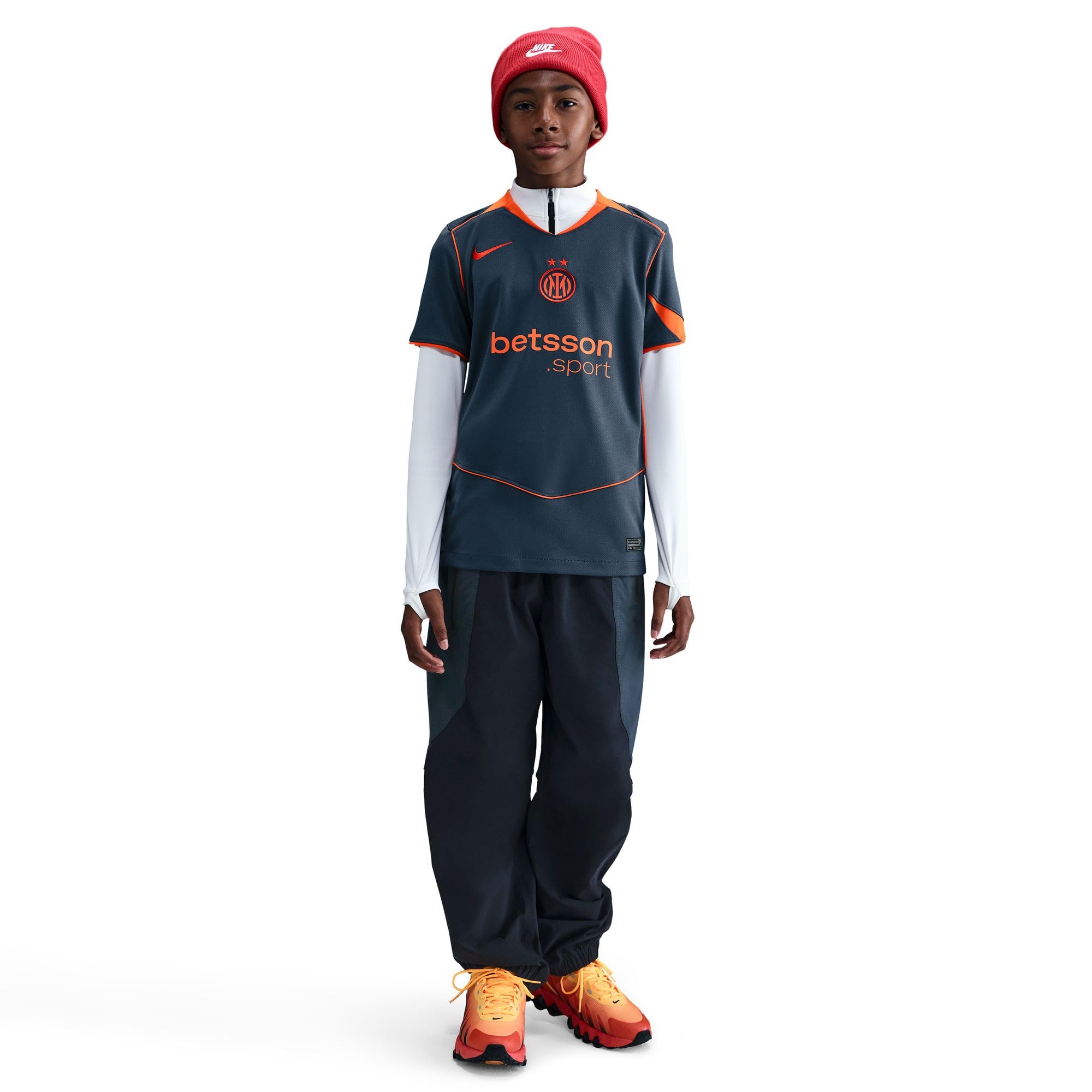 Camiseta de fútbol Nike Dri-FIT Total 90 para niños Mayores, Modelo Inter Milán 2025/26 Stadium Third, HM4428