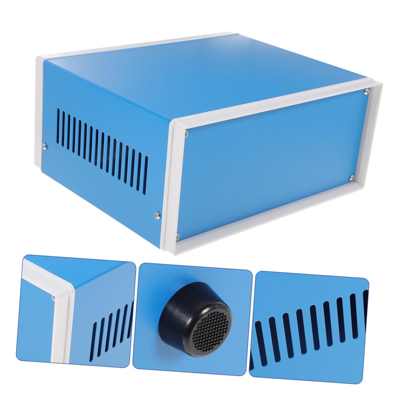 Zerodeko Scatola in Alluminio Per Progetti Elettronici Contenitore Elettrico Robusto e Durevole Scatola Di Giunzione Per Strumenti Elettronici Versatile e Stabile
