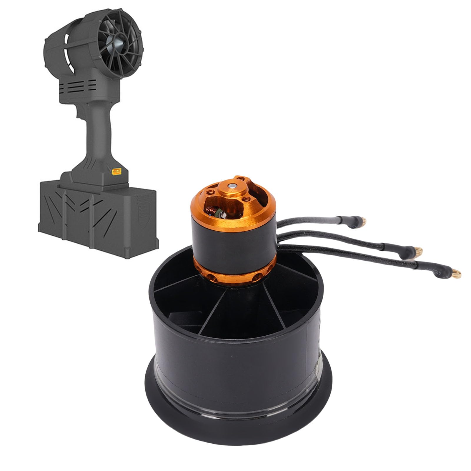 JAOCDOEN 50mm Ducted Fan Maximum Thrust 1180g Electric Ducted Fan with 3300KV Brushless Motor with Control Board Switch