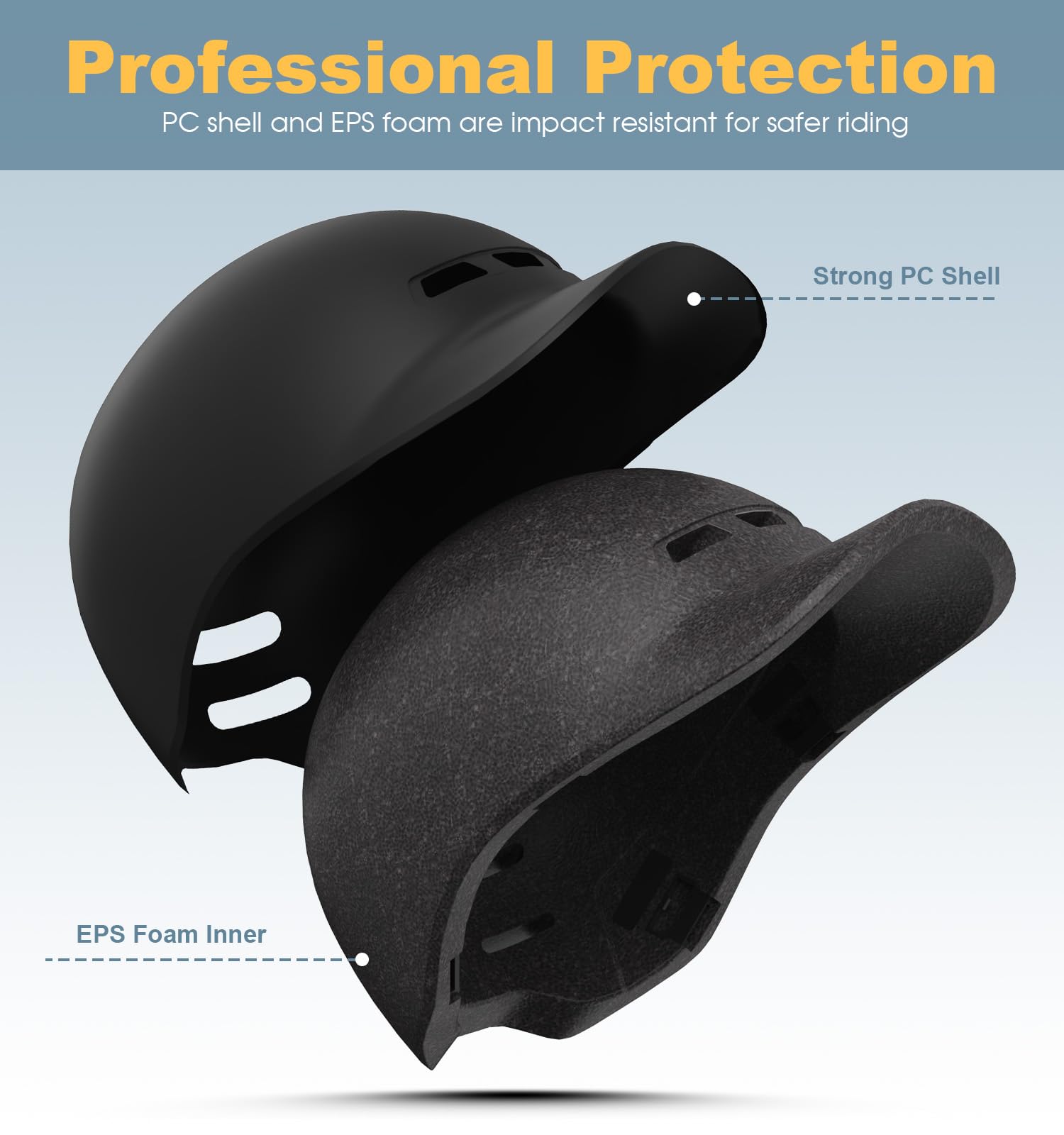 Adult Bike Helmet for Men Women,Adjustable Cycling Helmet for Adults,Lightweight Breathable Cycling Helmet for Commuting, Road Biking, Skating,Scooter Multicolor Available (Black)