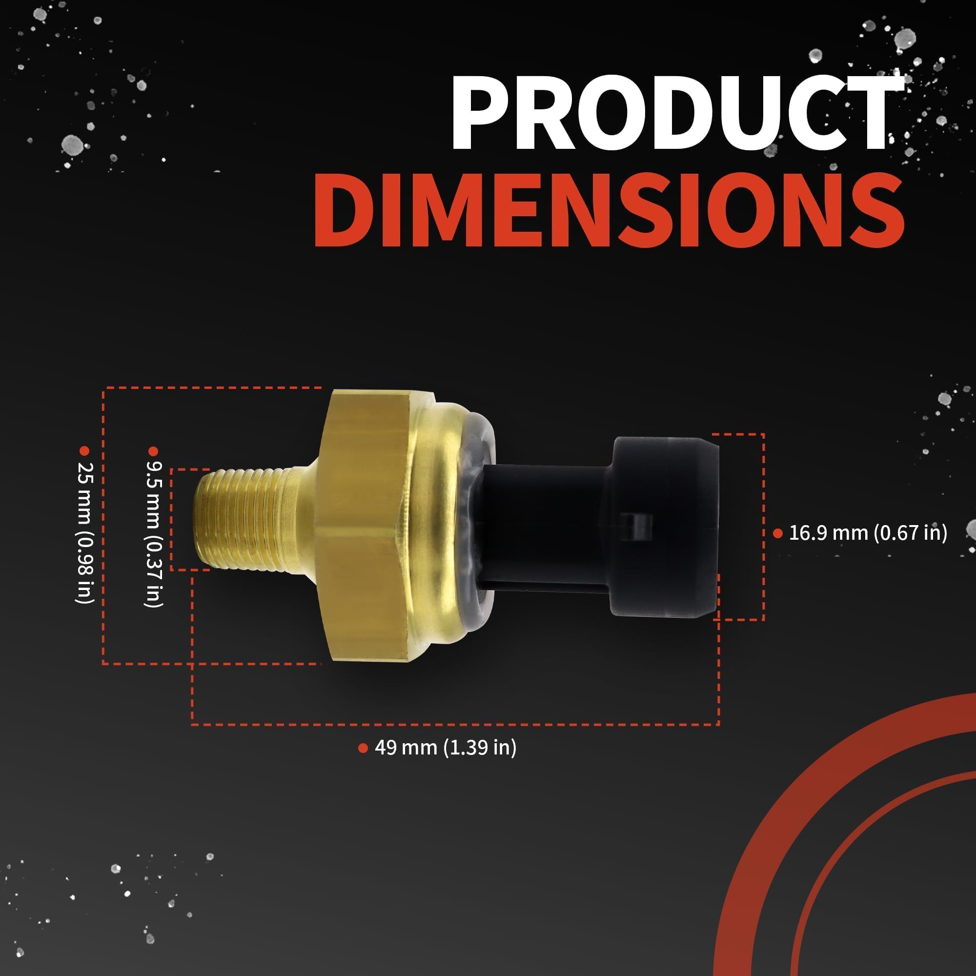 Sensor Ebp Contrapresión Escape Ford 6.0 Oem 1850352c1 | Meses Sin Interés