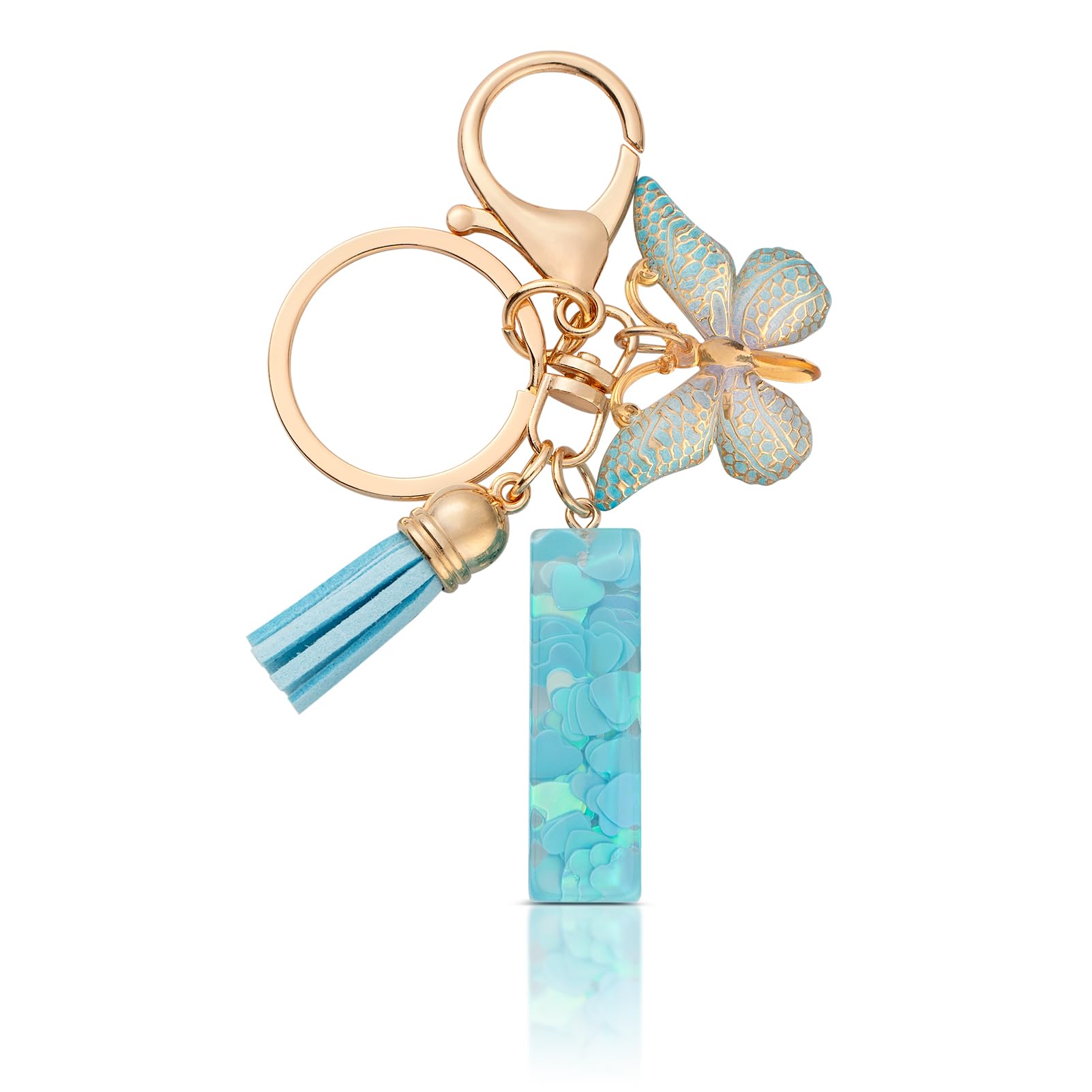 CHUQING Schlüsselanhänger Buchstabe Mädchen Schlüsselanhänger mit Anfangsbuchstaben Anhänger Schlüssel Letter Keychain für Frauen Damen