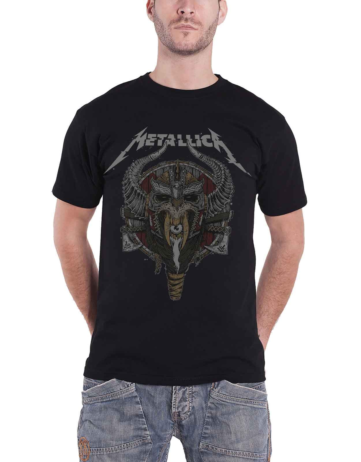 Metallica 'Viking' T-Shirt (Medium) Black