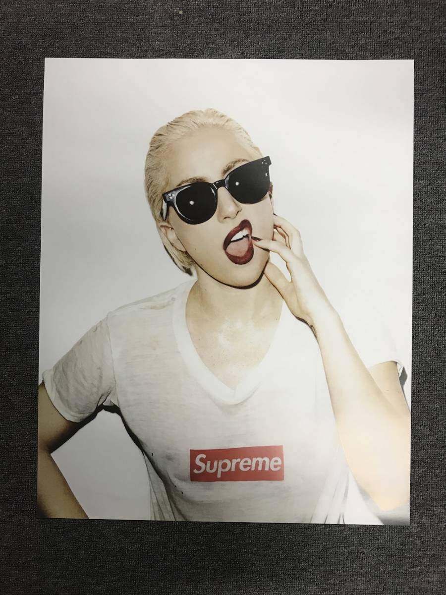 Amazon.co.jp: SUPREME シュプリーム レディーガガ lady gaga ポスター 