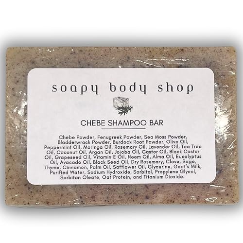 Miniatura 1 de Chebe Powder For Hair Growth Shampoo Bar With Sea Moss & Fenugreek, 20 ESSENTIAL OILS & HERBS, Moisturizing Shampoo, Sea Moss and Chebe Shampoo,