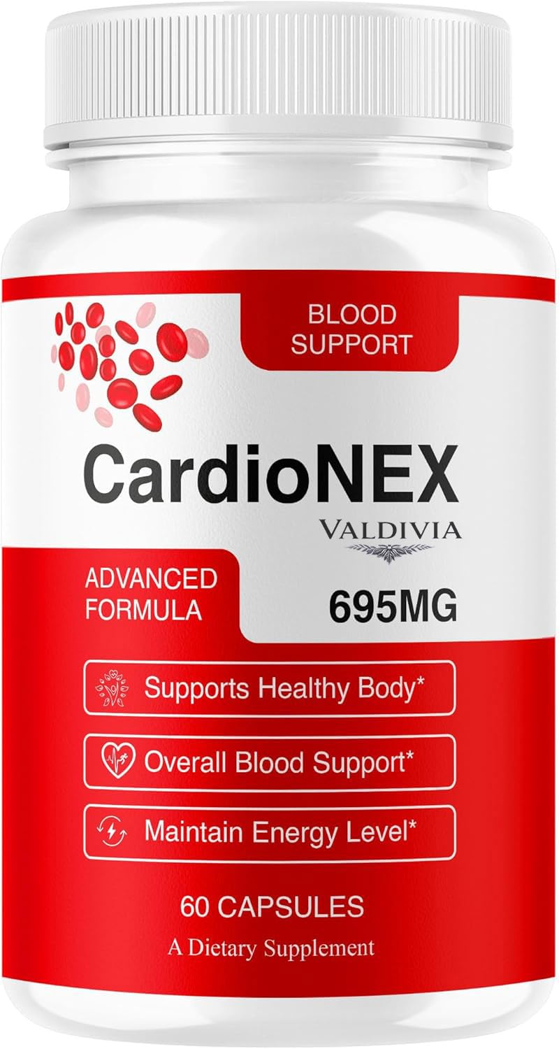 CardioNEX - Official CardioNEX Premium Support Advanced Formula Capsules, CardioNex Daily Multivitamin Supplement Pills All Natural for Overall Health & Wellness, 60 Capsules for 1 Month
