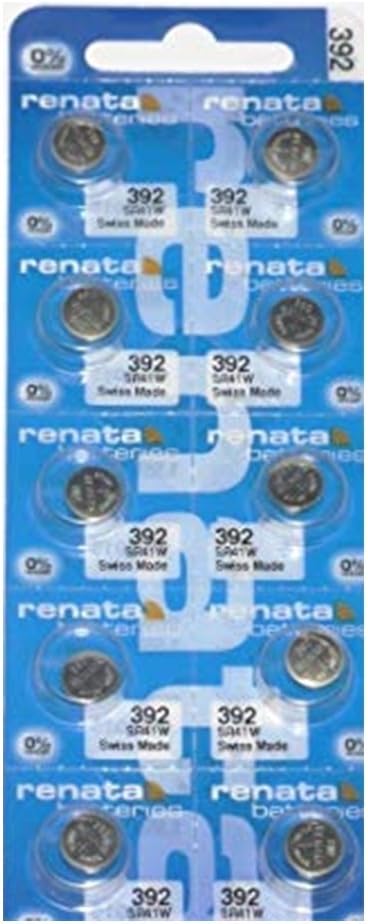 LOOPACELL 392 Silver Oxide Batteries - 25 Pack SR41W 1.55V For Watches & Electronics