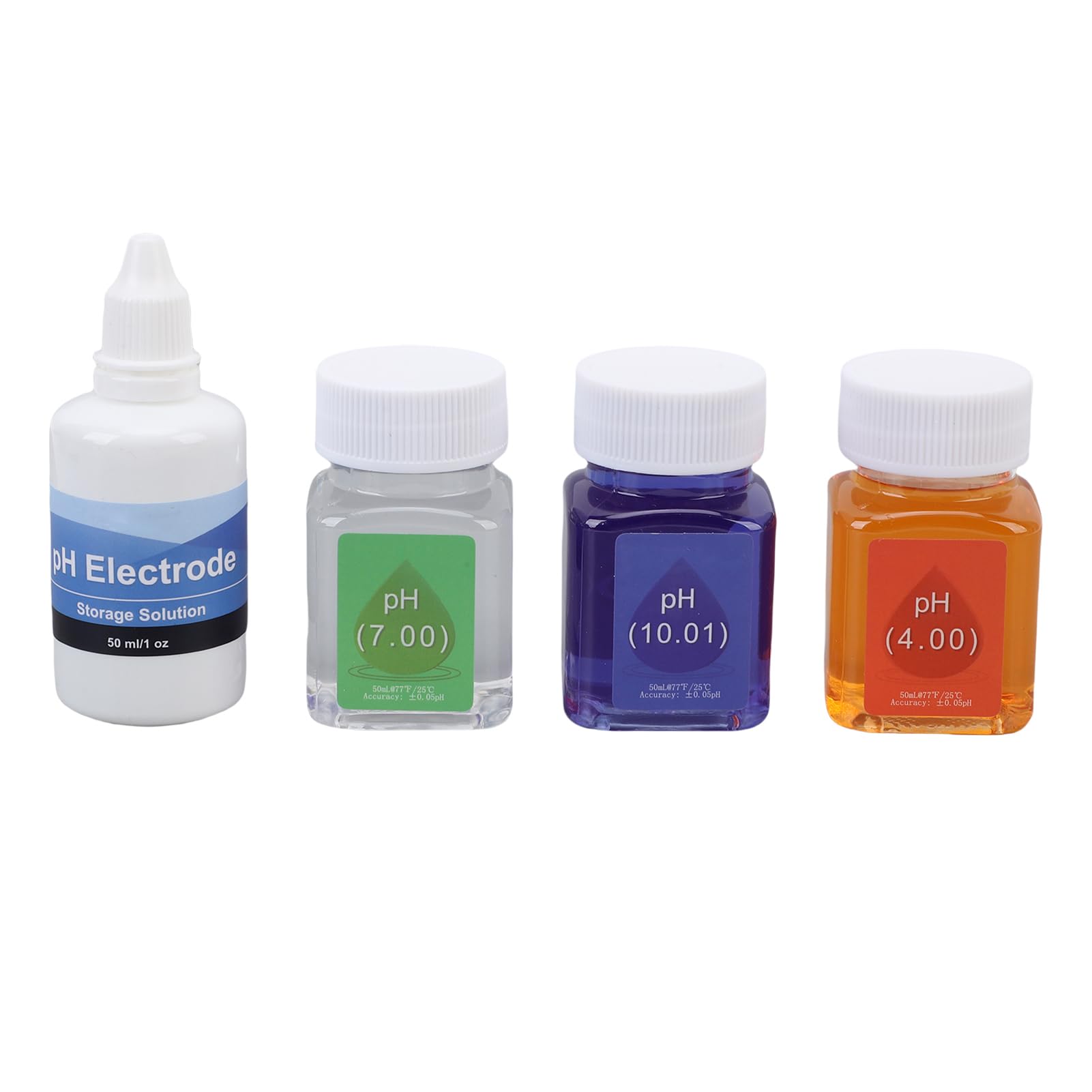 TOPINCN PH Calibration Buffer Solution Kit,PH Meter Food Fermentation with Calibration Solution Kit pH Test Strips for Food Spear Tip pH Meter Probe