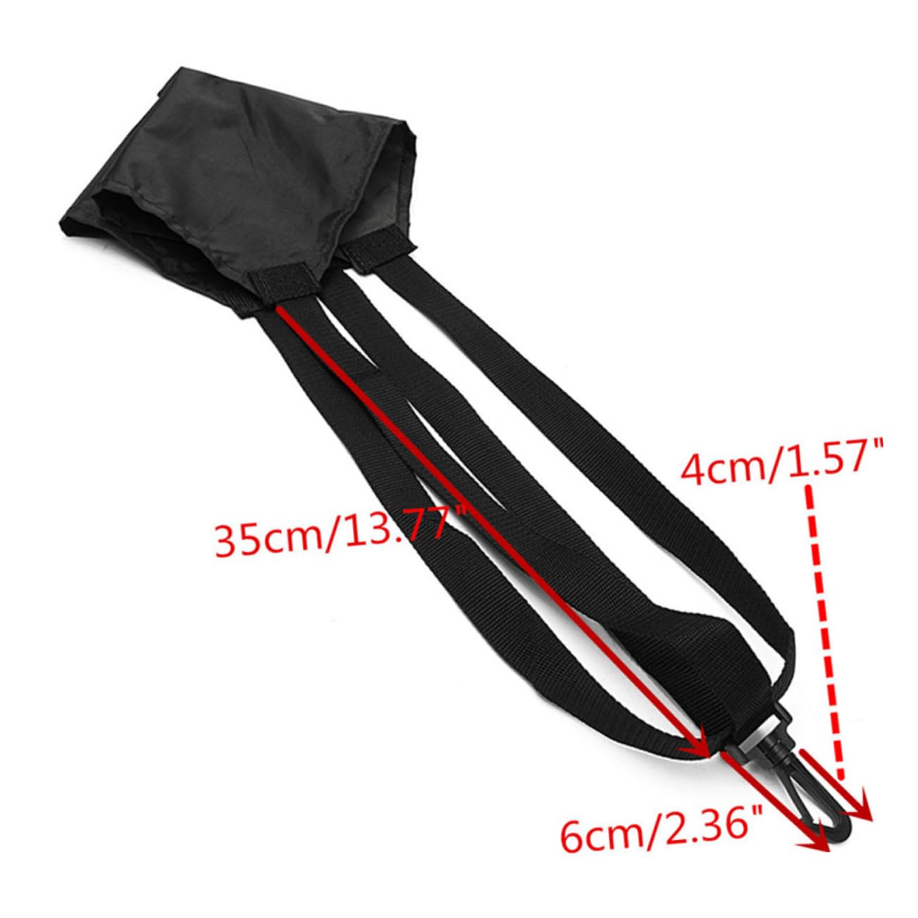 KICHOUSE Swim Training Resistance Belt Adult Pull Buoy Drag Parachute Strength Endurance Builder