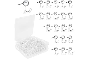 100Pcs Push Pin Hooks