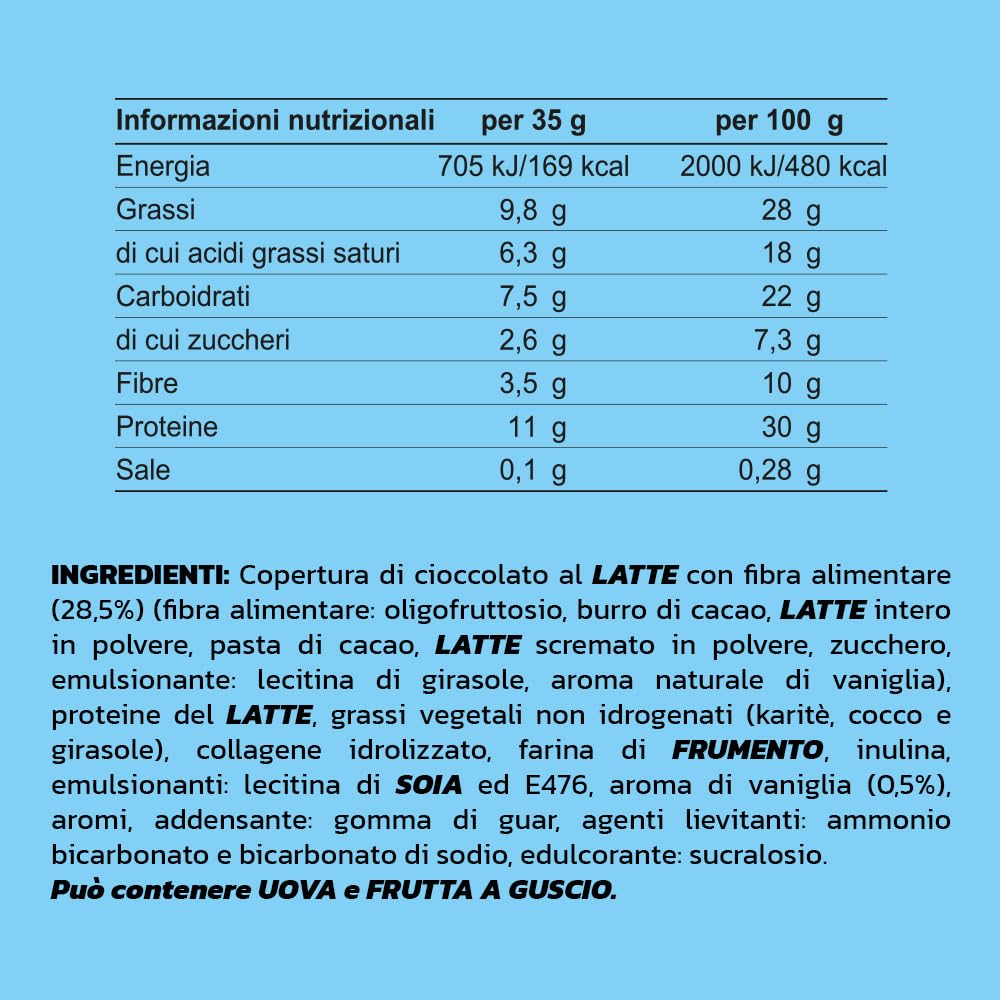 EUROSUP KETO WAFER - 24 wafer da 35 g | Choco Yogurt